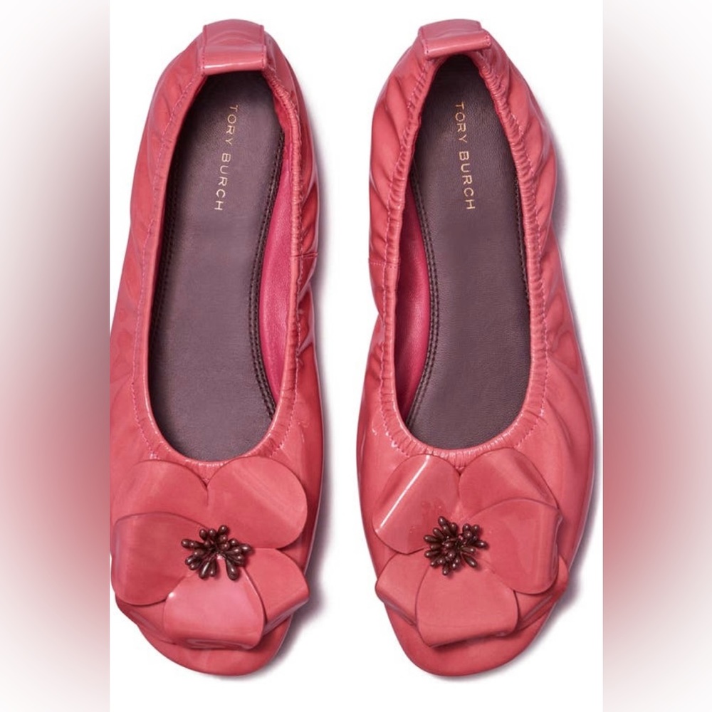 New Tory Burch Flower Ballet flats